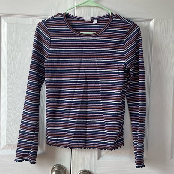 GAP Multicolor Striped Long Sleeve Tee - Picture 1 of 7